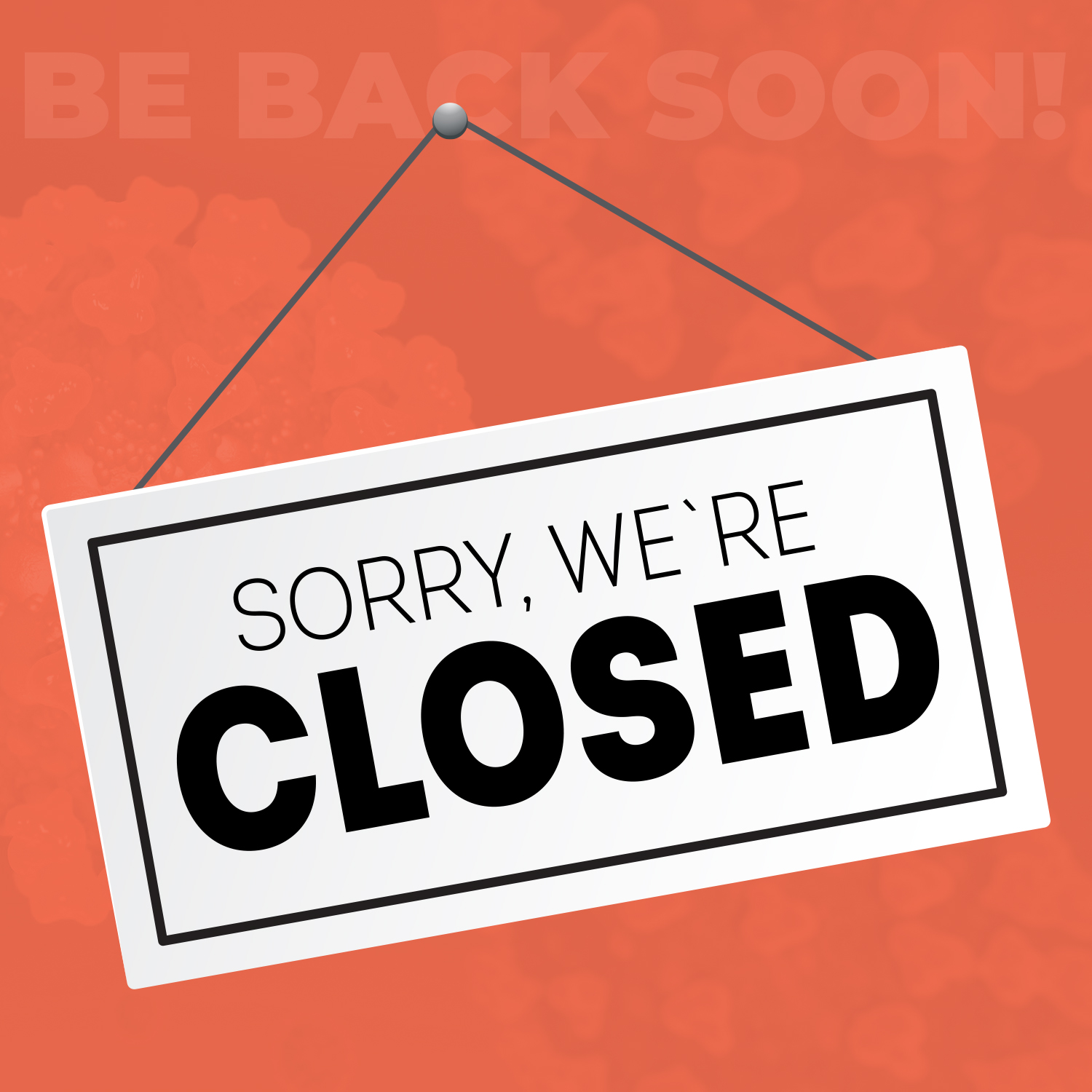 sorry we're closed image
