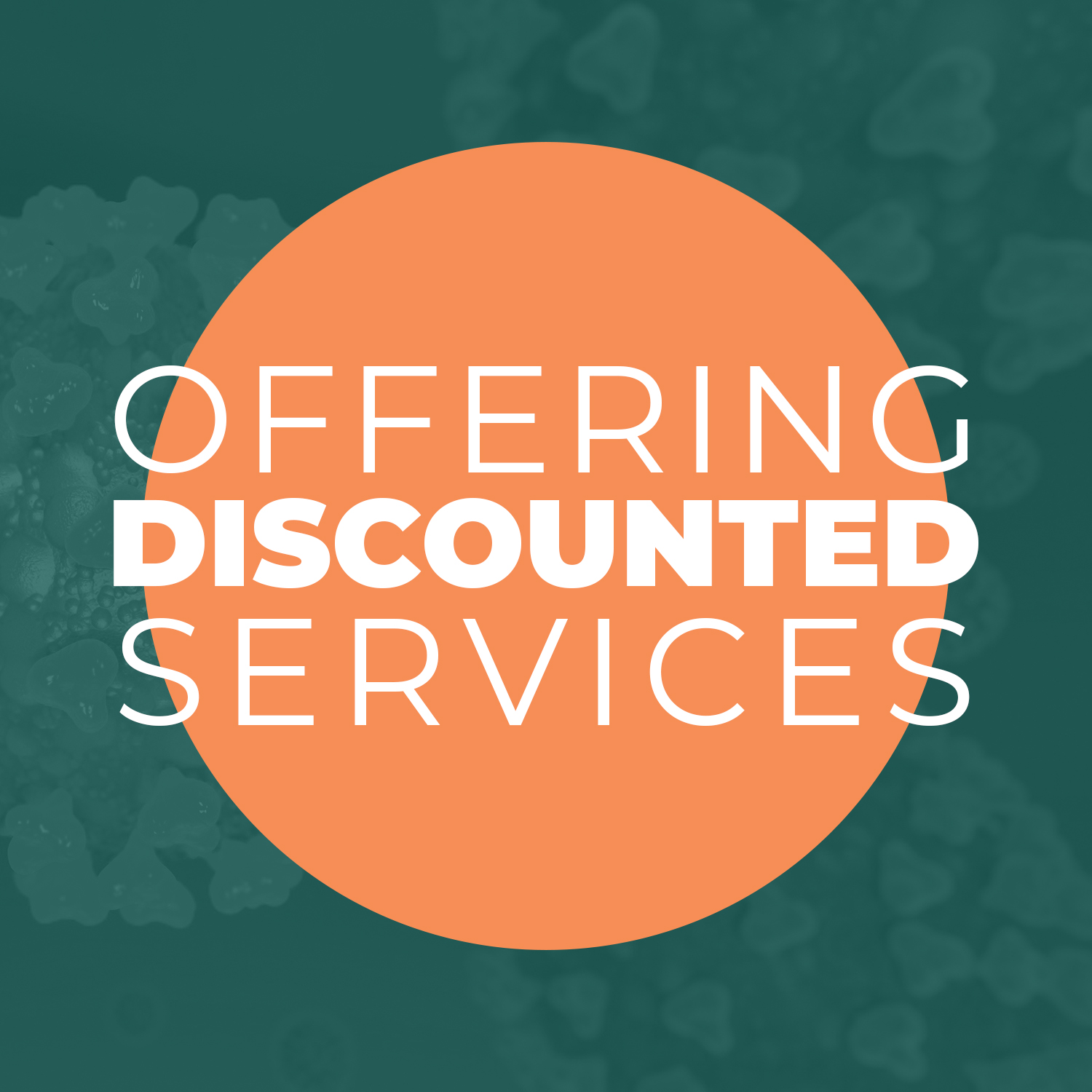 discounted services graphic