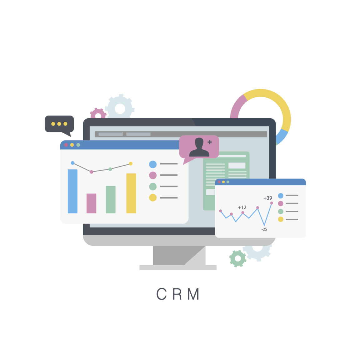graphic representing crm implementation