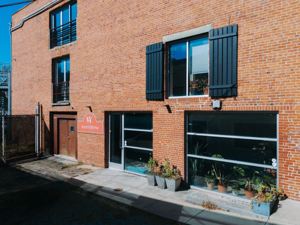 The ArachnidWorks office on South Carroll Street, Frederick