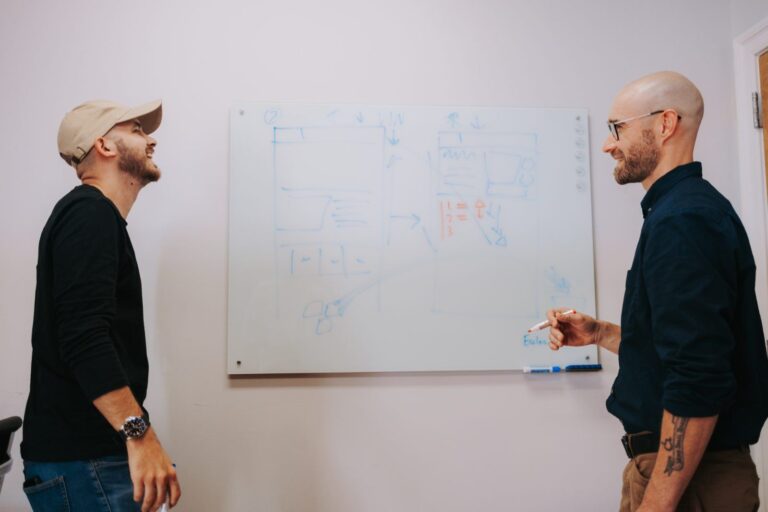 The team at work