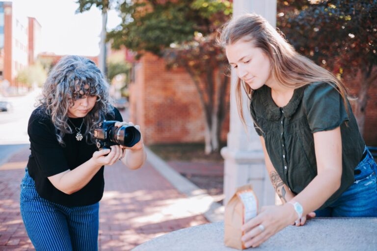 Shooting product downtown